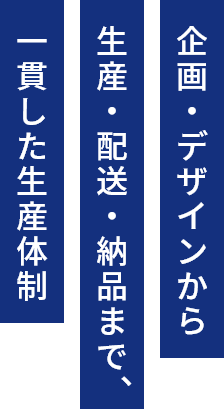 一貫した生産体制